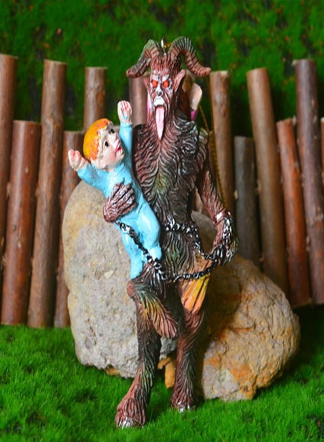 IRCOR Krampus Christmas Ornament - Funny Gothic Holiday Tree Decoration, Horror Devil Figure for Dark Christmas Decor, Unique Gag Gift for Halloween & Xmas Fans (A) - Image 5